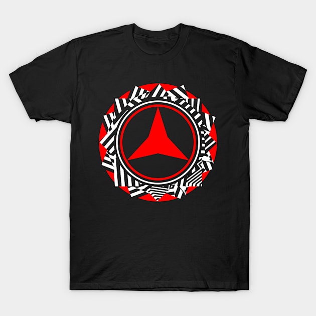 LEFT/FOLK (International Hex) T-Shirt by FeroxPraxi